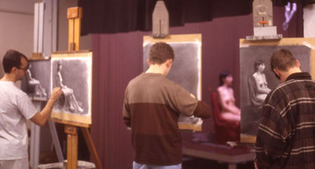 Drawing class at The Atelier